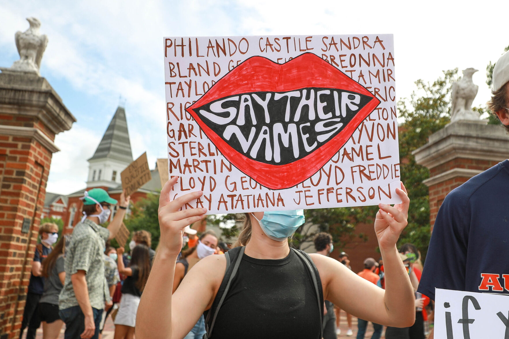 Auburn Students & Community for Change protest and march